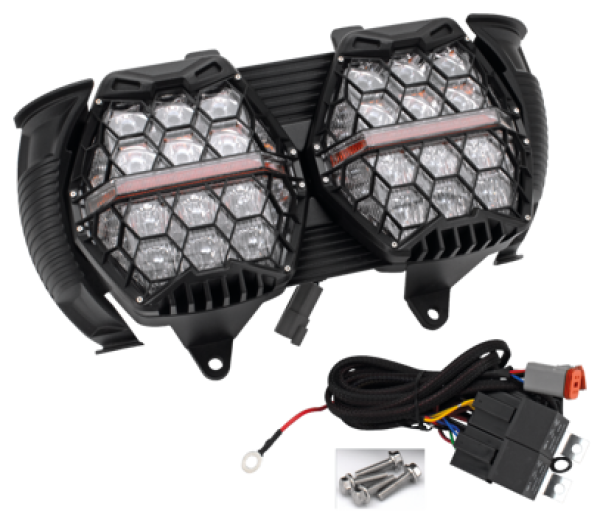 HONEYCOMB ROAD GLIDE LED SCHEINWERFEREINHEIT